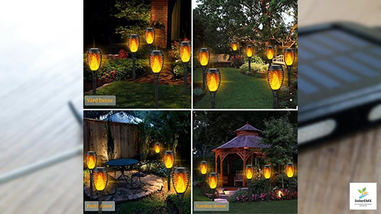 Liveasily 8 Pack Solar Outdoor Lights