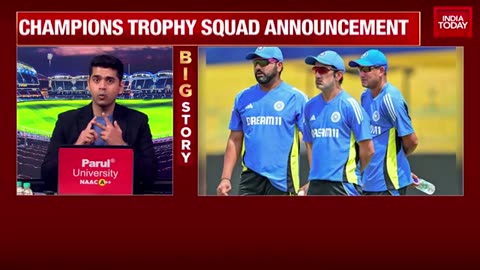 Team India Squad for Champions trophy 2025