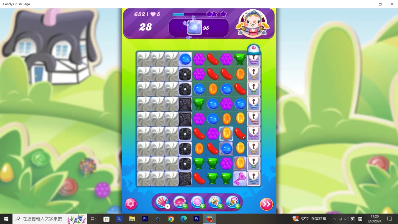 Candy Crush Saga Record (Level 652)
