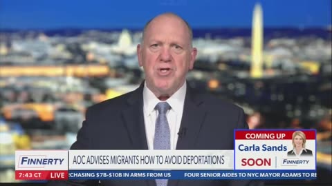 Tom Homan on AOC: "She's the dumbest congresswoman ever elected to Congress."