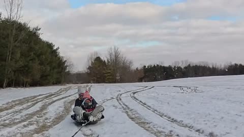 4Wheeler Sledding Snow Edition Pt.5 (Ft. Easton Kindle & Luke and Levi Finley)