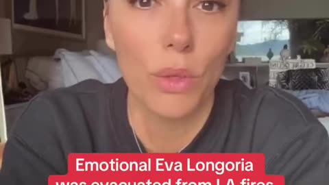 Multimillionaire actress Eva Longoria says she evacuated her home and donated