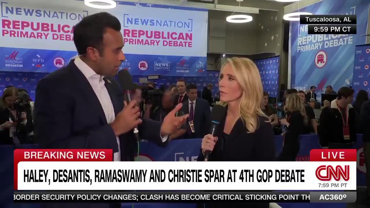 Vivek already told the world live on CNN.