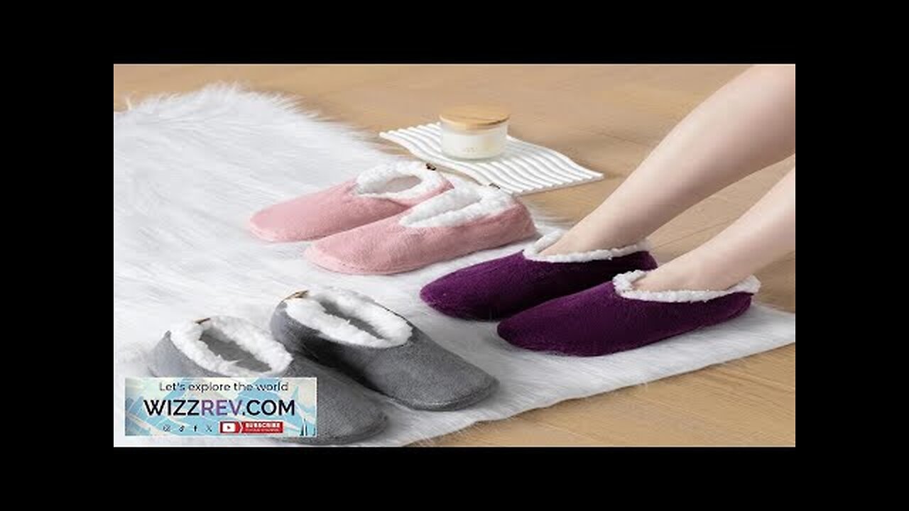 Women's Indoor Floor Socks Keep Warm Winter Men Non-slip Floor Shoes Soft Review