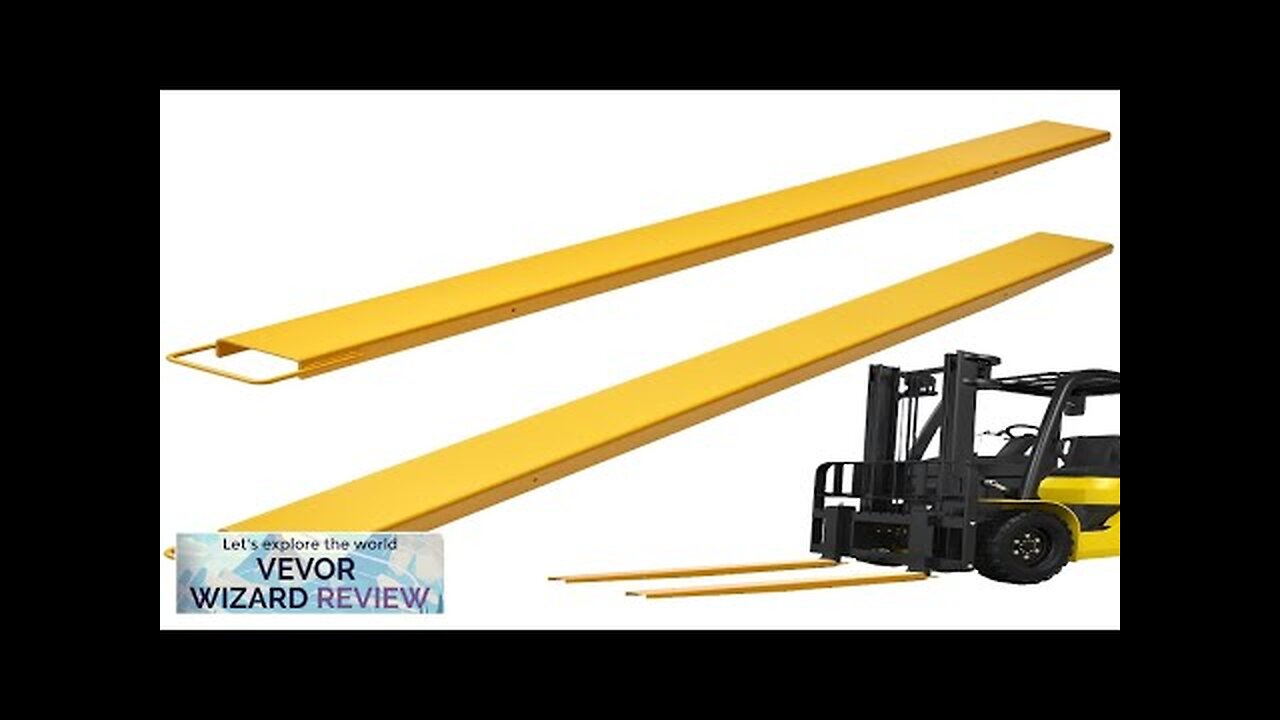 VEVOR Pallet Fork Extensions 84" Length 4.5" Width Heavy Duty Carbon Steel Review