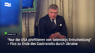 "Nur die USA profitieren von Selenskijs Entscheidung" – Fico zu Ende des Gastransits durch Ukraine