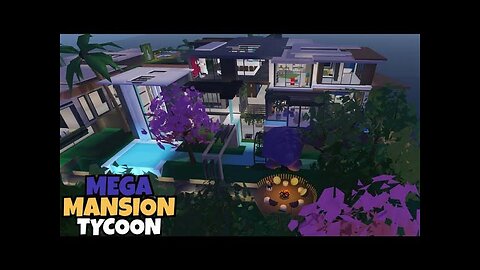 Tropical House Part 05: 🚁Super Helicopter and Beautiful Garden 🌲| Mega Mansion Tycoon | Roblox