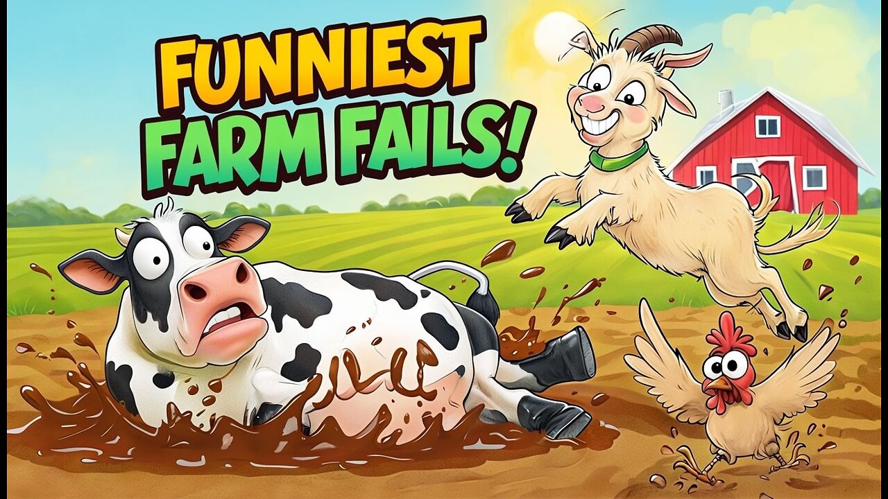 🤣 Funniest Farm Animal Fails | Barnyard Comedy Gold! 🐷🐮🐔