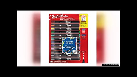 SHARPIE Creative Markers, Water-Based Acrylic Markers, Bullet Tip, Assorted Colors Review