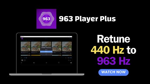 Retune 440 Hz To 963 Hz on Windows