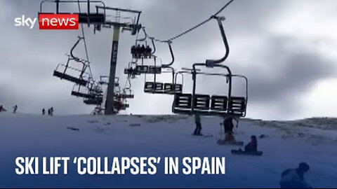 Ski lift 'collapses' in Spain leaving at least 30 people injured