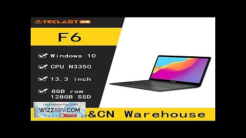 Teclast F6 Laptop Intel Gemini Lake N3350 8GB RAM 128GB SSD Windows10 Review