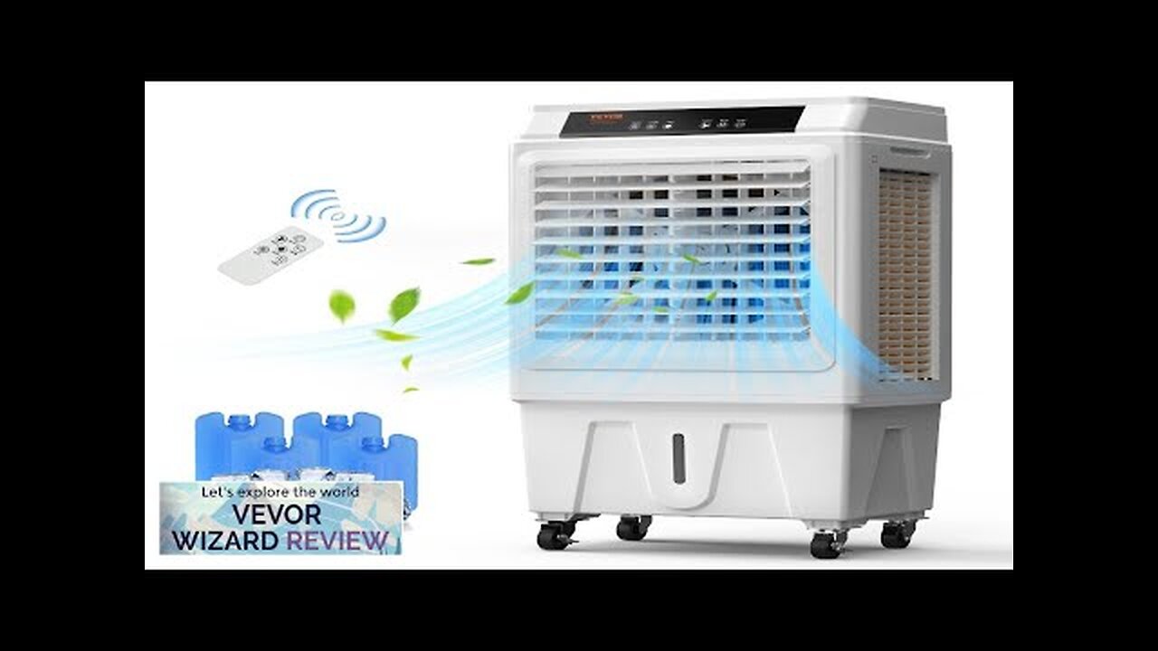 VEVOR Evaporative Air Cooler 3100 CFM 135° Oscillating Swamp Cooler with Adjustable Review