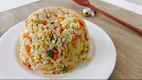 5 Minute Super Easy Egg Fried Rice