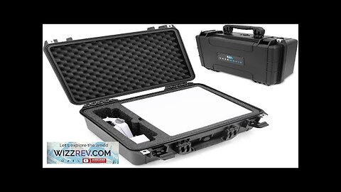 CASEMATIX Waterproof Travel Case Compatible with Starlink Mini Dish Mount Cables Power Review