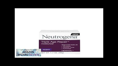 Neutrogena Triple Age Repair Anti-Aging Night Cream with Vitamin C; Fights Wrinkles Review