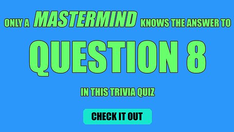 Are you a Mastermind?