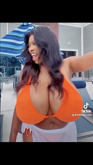 Briana-humongous black boobs