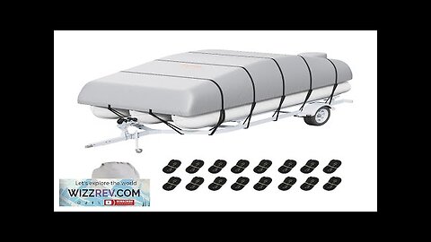 VEVOR Pontoon Boat Cover 23'-24' Waterproof Trailerable Pontoon Cover 800D Marine Grade Review