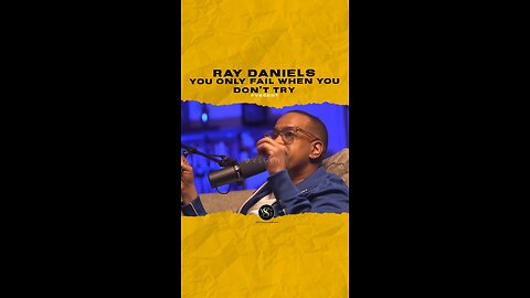 @raydaniels You only fail when you don’t try. #raydaniels 🎥 @the3gspodcast