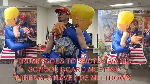 Trump goes to Spotsylvania School Board meeting!! Liberals have TDS meltdowns! #TDS #TRIGGERED