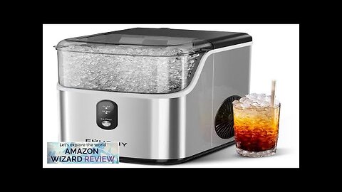 EUHOMY Nugget Ice Makers Countertop Pebble Ice Maker Machine with 34lbs/24H Soft Review