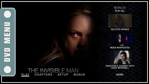 The Invisible Man - DVD Menu