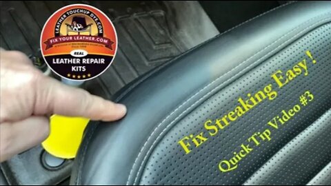Quick Tip Video #3 Fix Streaking Easy