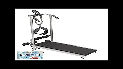 Folding Treadmill Portable Unpowered Running Machine for Home Gym Fitness Equipment Review