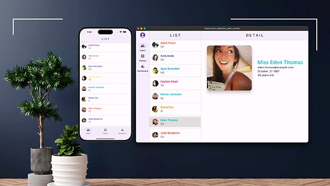 Flutter Responsive Design Split-Screen: Mobile, Desktop, Web - Section 4 of 5