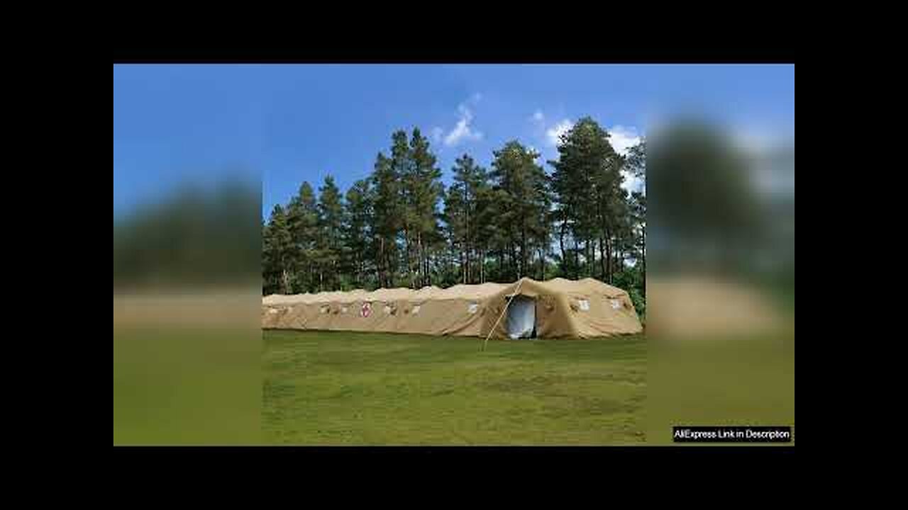 inflatable air glamping tent waterproof playground for outdoor camping hiking canvas Review