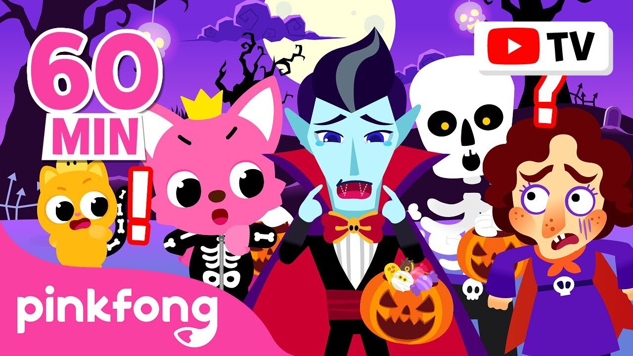 [Best of the Best] Spooky Cartoon for Kids 🧟‍♂️ 2024 Special Zombie Shark Pinkfong Official