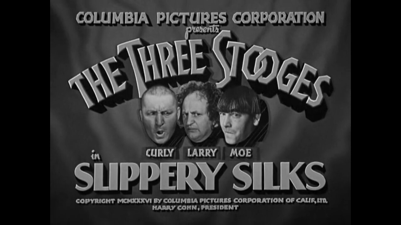 The Three Stooges - "Slippery Silks"