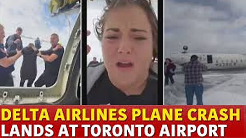 Toronto Airport Plane Crash/Delta Plane Flips On Landing At Toronto Airport