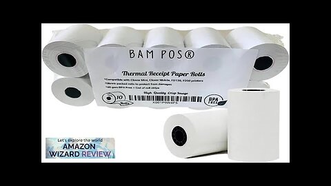 Thermal Receipt Paper BPA Free Shrink Wrapped Rolls Compatible Review