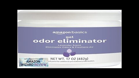 Amazon Basics Gel Odor Eliminator Lavender 1.06 Pound (Pack of 1) Review