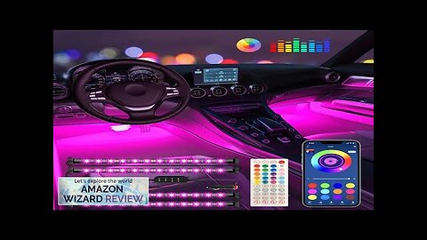 Interior Car Lights Keepsmile Car Accessories APP Control with Remote Music Sync Review