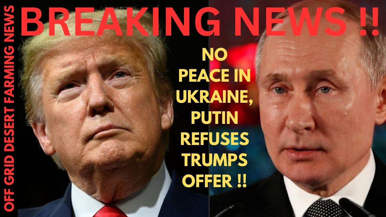 Breaking News!! Putin Turns Down Trump’S Offer, Trump Boosting Ukraine’S Military For War!