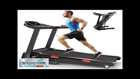 Treadmill for Home 15% Auto Incline Treadmill 3.5 HP Folding Treadmill Review