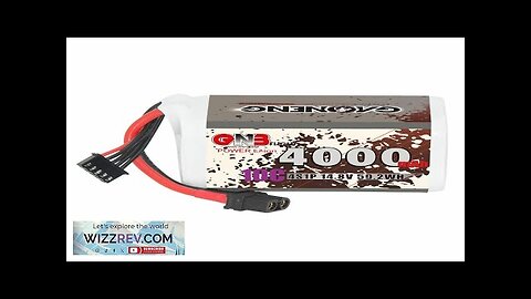 GAONENG GNB 4S 14.8V 4000mAh 10C XT60 Li-ion Battery made with Li-ion Review