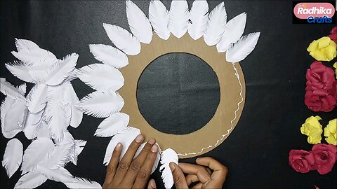 Unique Paper flowers for Wall Hanging/Cardboard and Paper Craft/Easy Paper flowers DIY