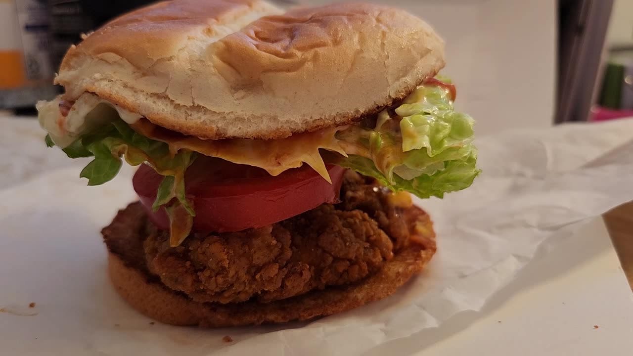 JITB Spicy Chicken Sandwich with Twist