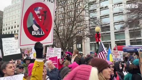 Anti Trump protest has started in DC