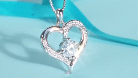 Rose Heart Necklace Gifts