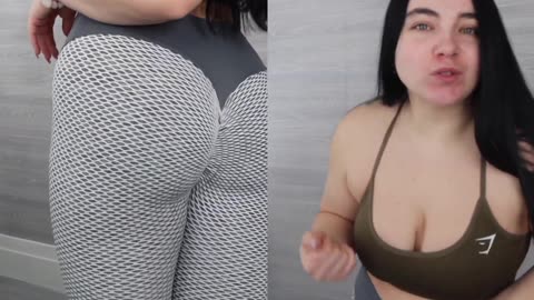 AMAZON BOOTY LEGGING TRY ON HAUL TIKTOK LEGGINGS