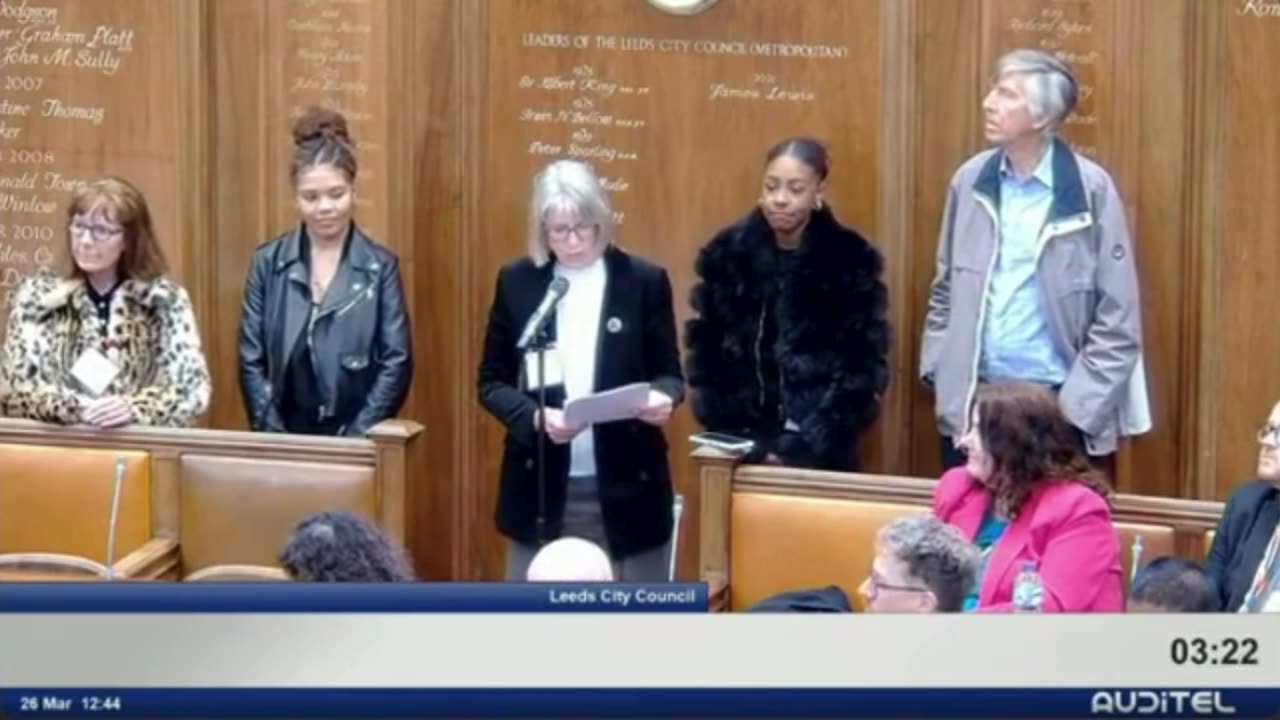 Leeds Concerned Citizens address Leeds City Council on the cost and implications of Net Zero
