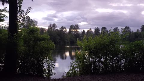 Stormy Skies Lake View