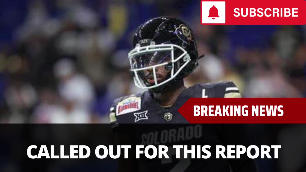 NFL Insider Called Out For This Shedeur Sanders Report