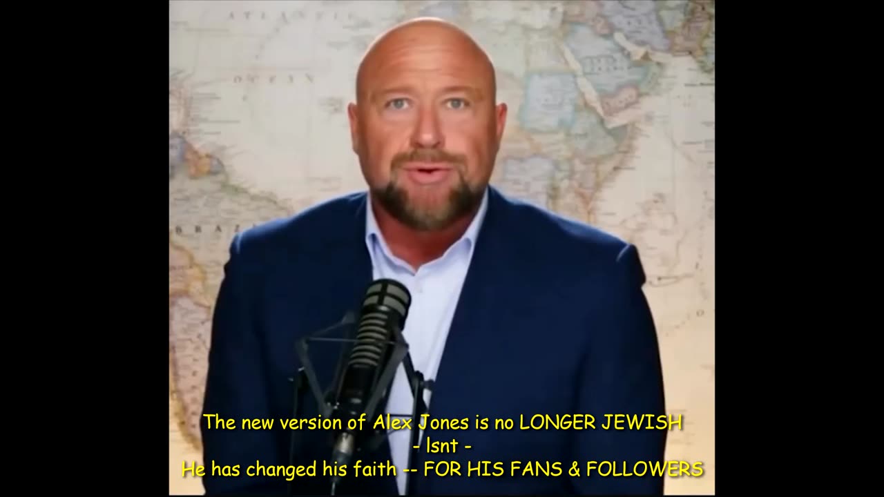 AJ -No longer JEWISH - Alex Jones Backtracks to save SUBS