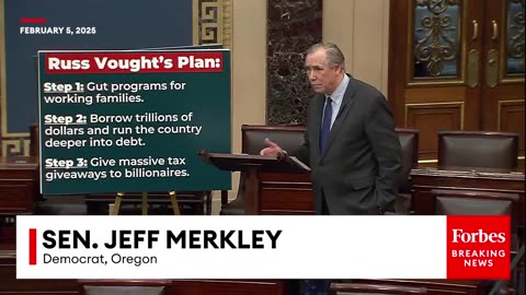 Jeff Merkley Delivers Epic Takedown Of Project 2025 'Mastermind' And Trump's OMB Nom Russell Vought 